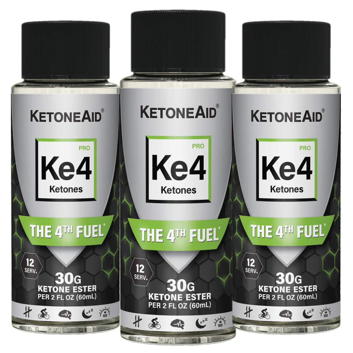 KetoneAid KE4 Pro Ketone Ester Drink | Not a Ketone Salt, No Sugar, No Caffeine