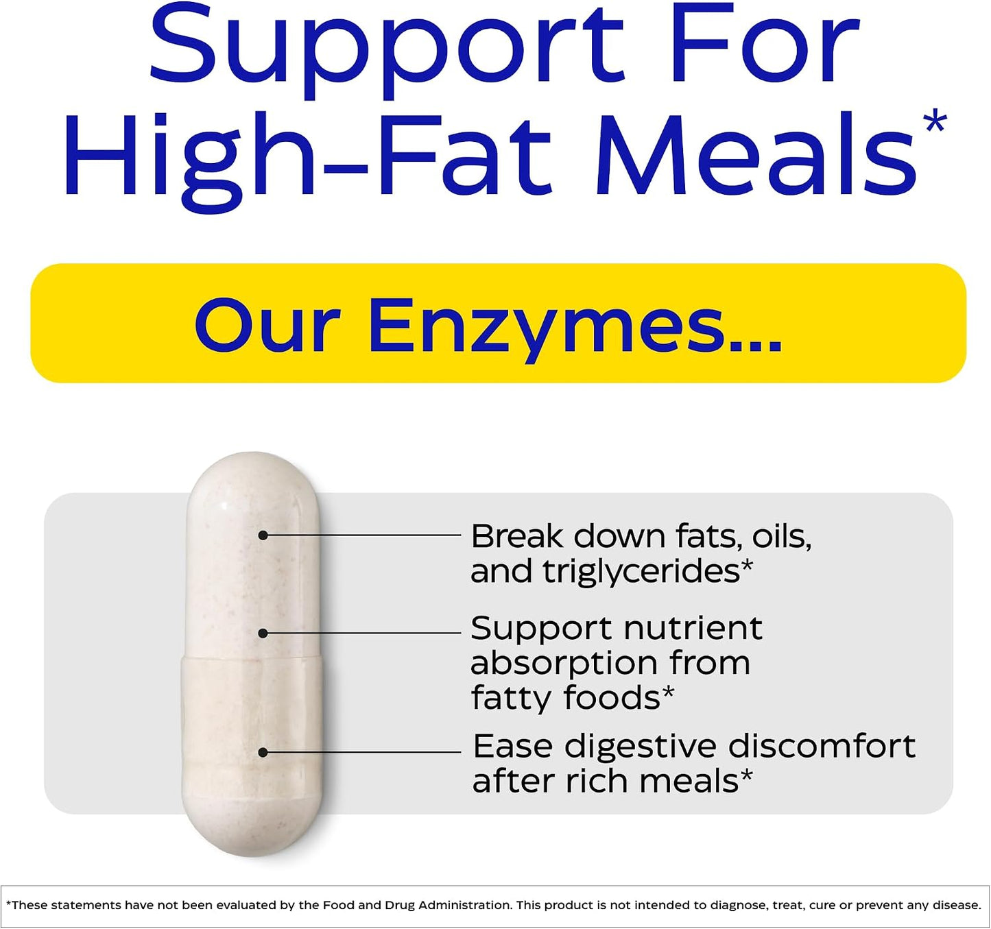 Enzymedica Lypo Gold - Protease, Amylase & Lipase Digestive Enzymes for Women & Men, Enzyme Supplement for Fat Digestion, Gut Health & Gallbladder Support, Helps Gas & Bloating, Gluten Free - 60 Caps
