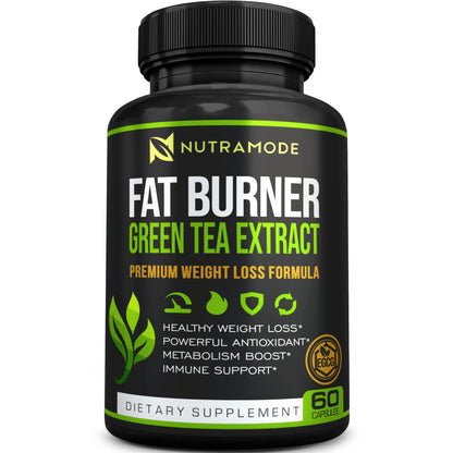 Premium Green Tea Extract Fat Burner Supplement with EGCG-Natural Appetite Suppressant