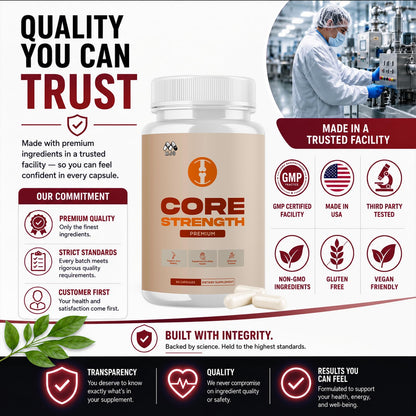 Core Strength Supplement for Joint Support Pills 2-Pack Bundle 120 Capsules