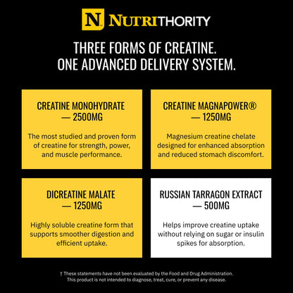 Nutrithority - Creagon Creatine Powder Complex (Orange Mango)