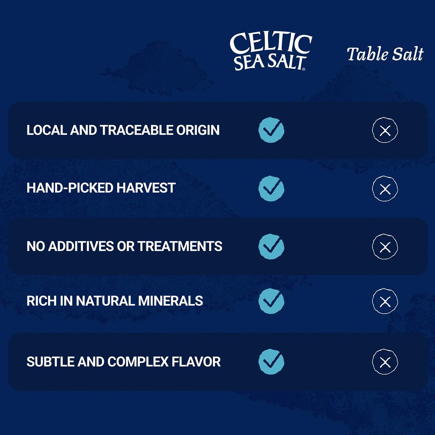 Celtic Sea Salt Fine Ground – Unrefined Mineral Salt, Sustainably Harvested, GMP Certified, Lab Tested – Baking, Cooking, Hydration, Everyday Use – 1 lb Resealable Bag