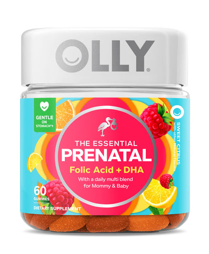 OLLY Ultra Strength Prenatal Multivitamin Softgels, Supports Healthy Growth, Brain Development