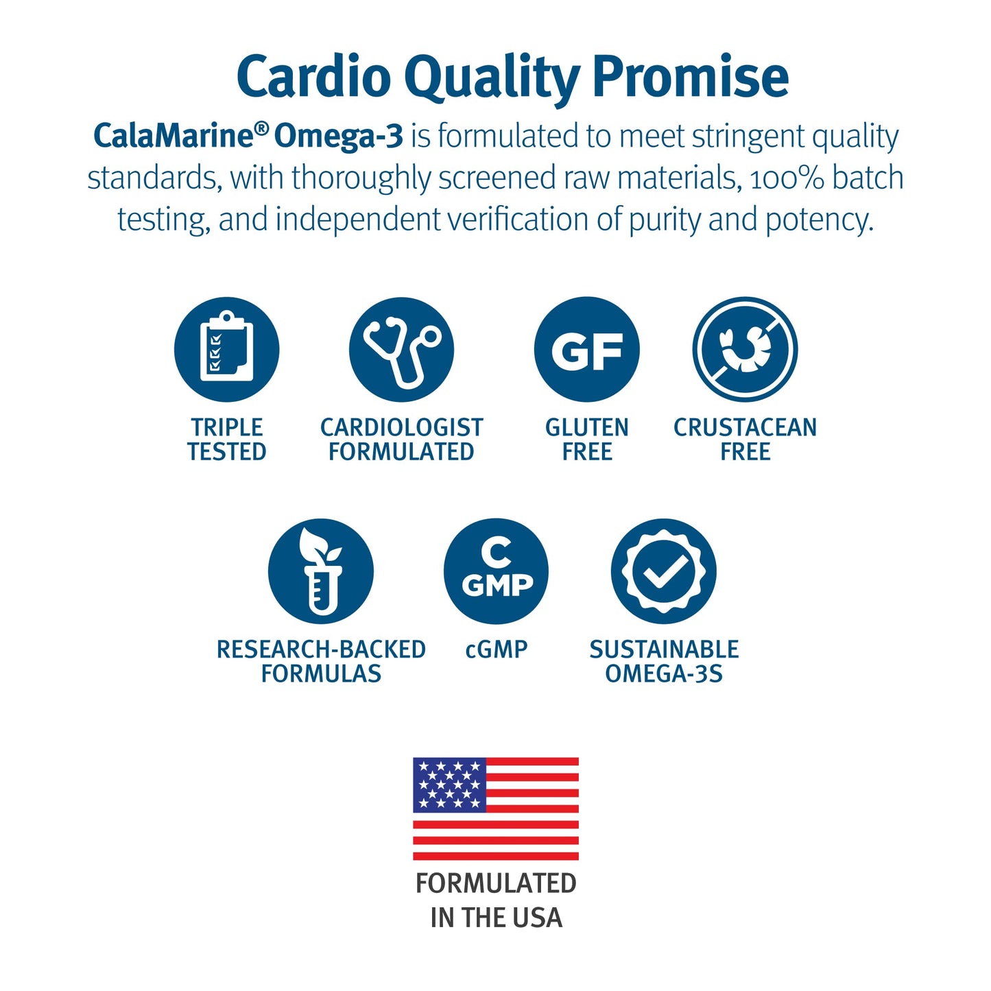Dr. Sinatra CalaMarine Omega 3 Supplement with DHA and EPA, Clinical Grade for Brain, Heart, and Eye Health, 60 Softgels