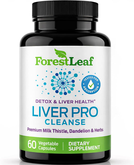 Liver Cleanse Detox & Repair - Fatty Liver Repair Detox Complex Supplement w/Choline, Zinc, Milk Thistle, Dandelion Root, Turmeric, Burdock, Artichoke - Liver Support Supplement | 60 Caps