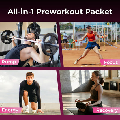 OxyEnergy Stim-Free Pre Workout Powder for Men & Women - 30 Stick Packs, 130mg Low Caffeine Energy & Focus with Beta Alanine, L-Citrulline, Creatine & Taurine - Orange, Sugar Free