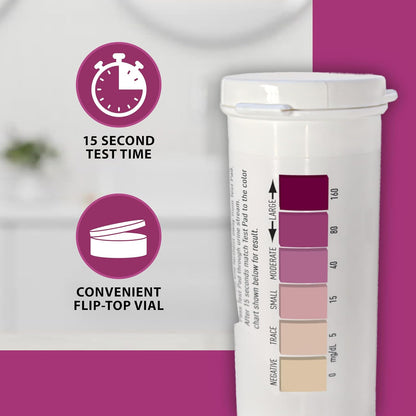 TRUEplus Ketone Test Strips, Urinalysis Test Sticks, 100 Count | Checks for Ketones in Urine, Fast and Easy Testing at Home, Ideal for Low-Carb Dieters and People with Diabetes