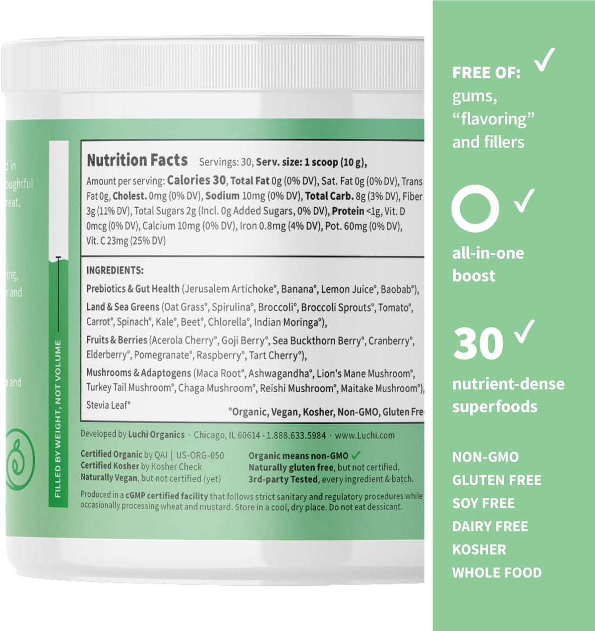 Colorfuel Organic Greens + Pumpkin Seed Protein Bundle | Plant Based Superfood Drink Mix with Adaptogens + 20g Vegan Protein Powder | Digestive Support + Clean Nutrition Combo