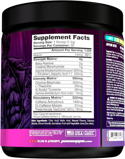 PROSUPPS L-Carnitine 3000 Stimulant Free Liquid Shots (31 Servings, Dragon Fruit) and Mr. Hyde Signature Series Pre-Workout Energy Powdered Drink (30 Servings, Pixie Dust) Bundle