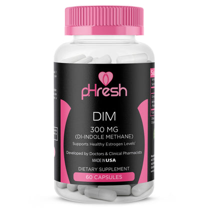 pHresh Boric Acid Suppositories and DIM Supplement