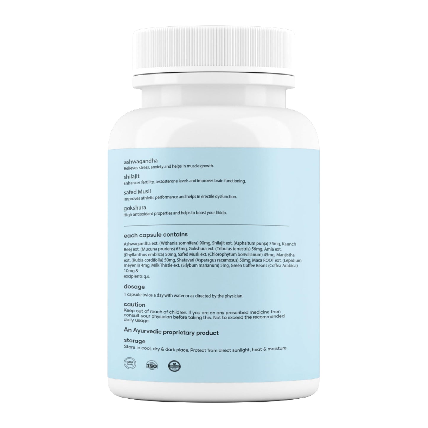 mars by GHC Growth Max Combo | Nitric Oxide Capsules + SurgeMax Capsules | Performance & Vitality Support | 120 Capsules | Pack of 1