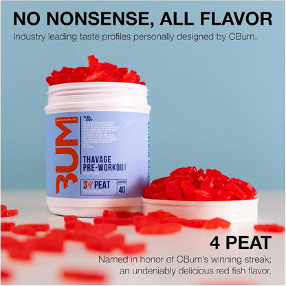 RAW Thuper Thavage Pre Workout Powder - 6 Peat