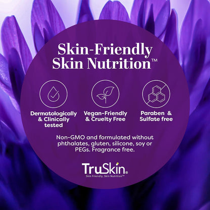 TruSkin Caffeine Eye Cream with Bakuchiol for Dark Circles, 0.5 fl oz | With Lingonberry stem cells and Green Coffee Bean to visibly reduce puffiness and smooth fine lines