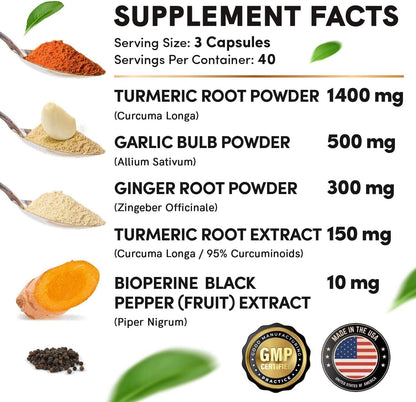 MEDCHOICE Turmeric & Ginger (120ct), Sleep Melatonin (180ct), and Nootropic Brain (60ct) Supplement Bundle - Wellness Trio for Brain, Sleep, & Immune Support - Vegan, Non-GMO, Gluten-Free