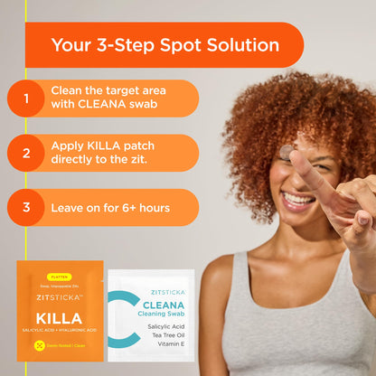 ZitSticka Killa Kit Microdart Pimple Patch For Face, Fast-Acting, 8 Count