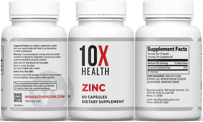 10X Health Methylated Multivitamin - 4-in-1 Kit | 10X Optimize, 10X Zinc, 10X Vitamin C & Methylene Blue Drops, Immunity & Energy Bundle