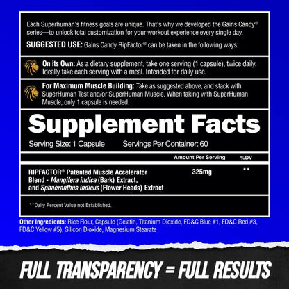 ALPHA LION Gains Candy, Supplement Pills that Support Weight Loss, Appetite Suppressant, Keto-Diet Friendly, Decrease Body Fat, Upgrade Energy & Workout Performance, 60 Capsules (MitoBurn®)