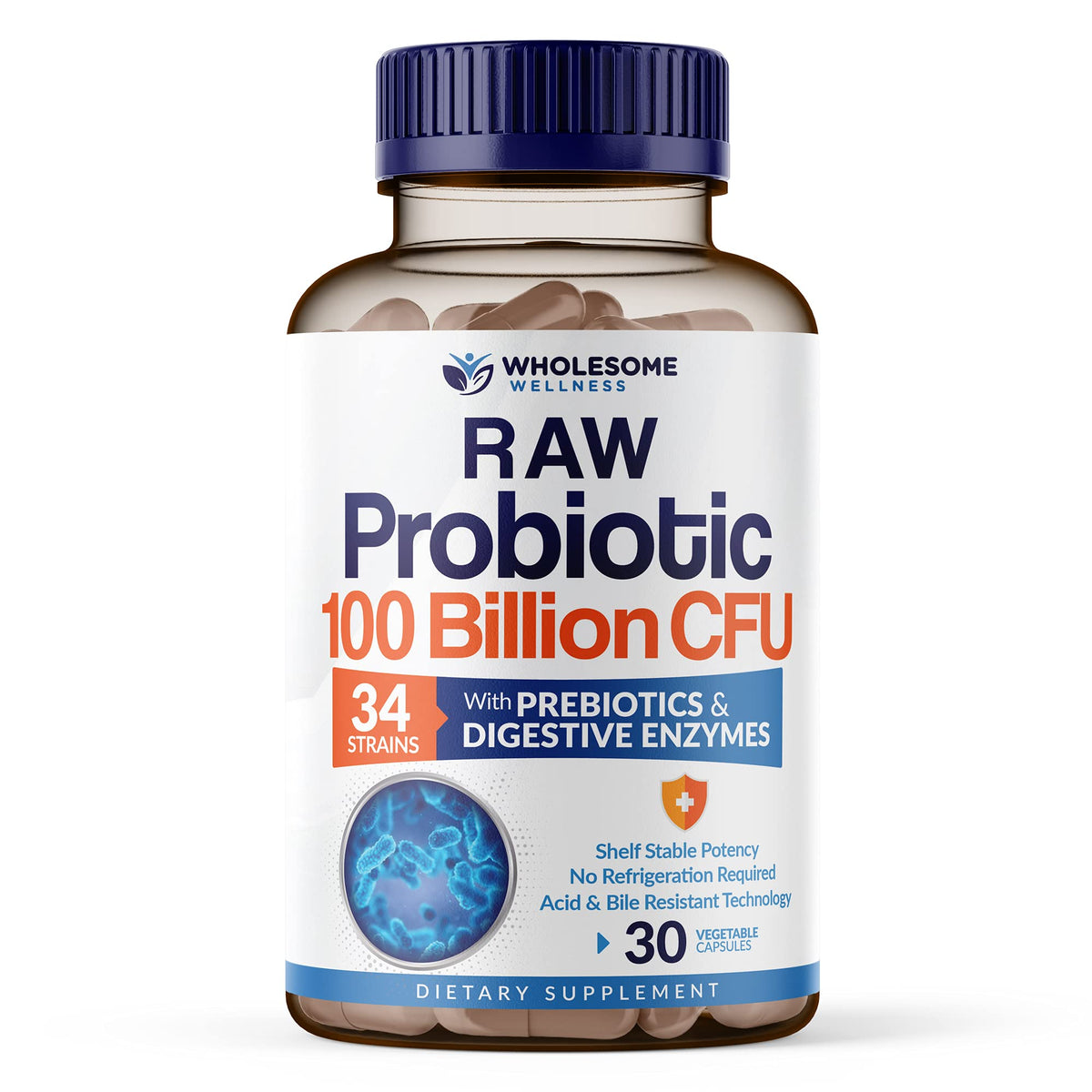Organic Probiotics 100 Billion CFU, Dr Formulated Probiotics for Women, Probiotics 