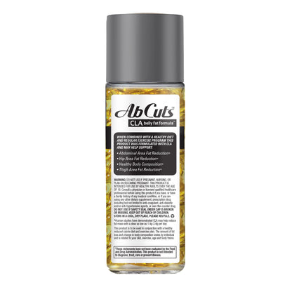 AbCuts CLA Belly Fat Formula - 120 Easy-to-Swallow Softgels - Omega 3 Fish Oil