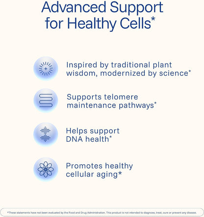 ProHealth Cycloastragenol Supplement, 10 mg per Serving | Science-Backed to Support Telomere Length, DNA Structure & Healthy Aging | Third-Party Tested for Purity & Quality