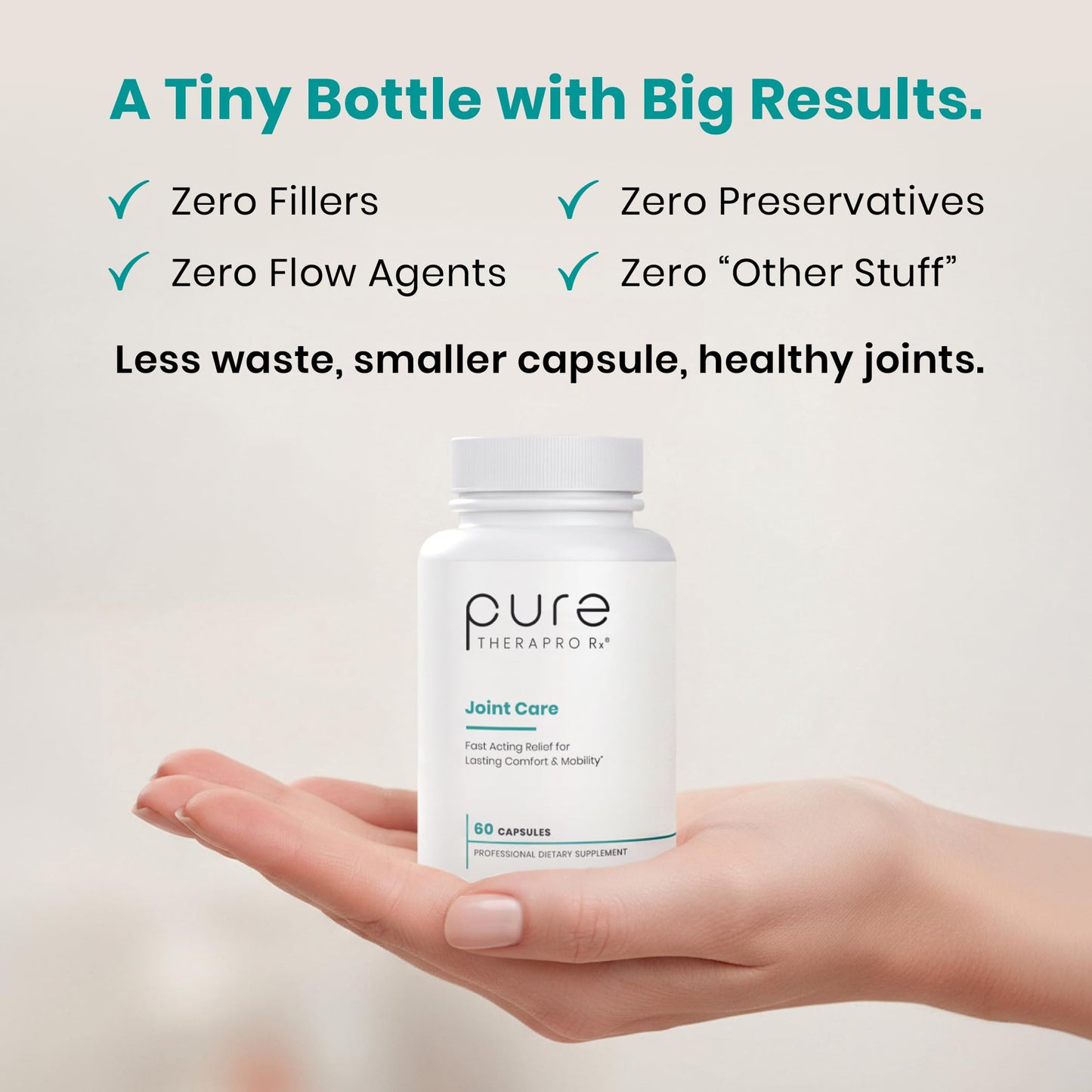 Pure Therapro Rx Boswellia, Curcumin, & Type II Collagen Joint Health Supplement | Made in the USA | Joint Care 30 Capsules, 1-Month Supply
