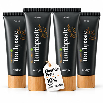 Nudge 10% Nano Hydroxyapatite Toothpaste, Natural Mint, 4.5 oz, Pack of 2