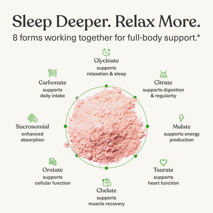 BIOptimizers Magnesium Breakthrough Drink - 8 Forms of Magnesium, Electrolytes, Sleep Health, Stress, Muscle Recovery, Heart Support | Glycinate, Citrate, Malate- Raspberry Lemon