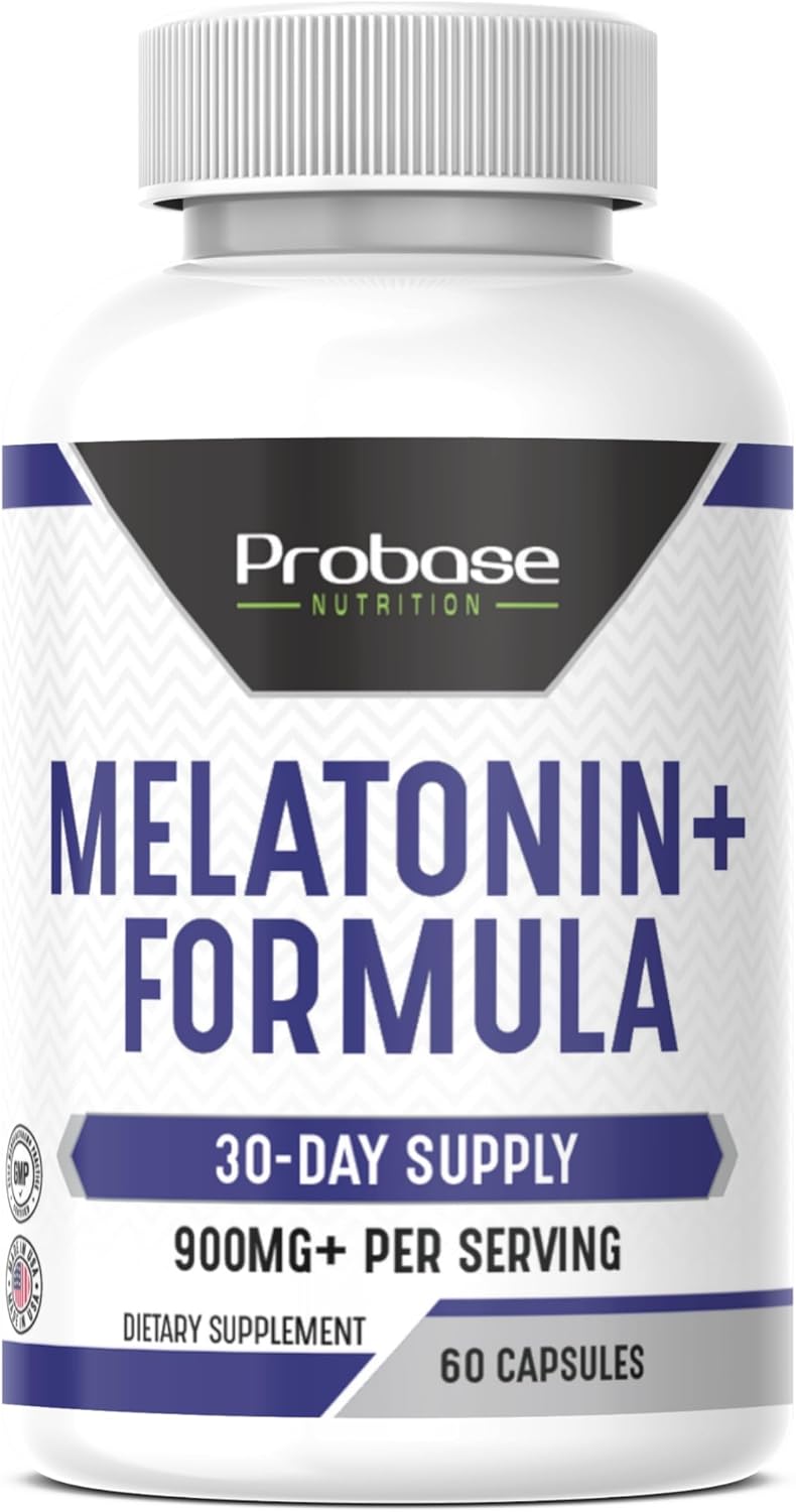 Probase Nutrition Melatonin+ Formula 60 Capsules 30-Day Supply
