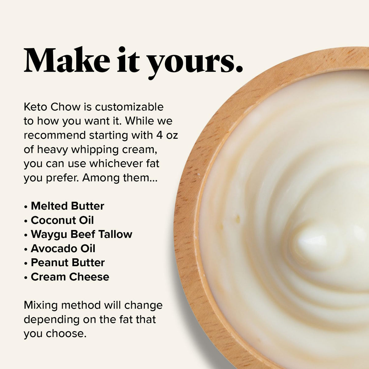 Keto Chow Chocolate Mint | Keto Meal Replacement Shake | Nutritionally Complete | Low Carb | Delicious Easy Meal Substitute | You Choose The Fat | 21 Meal Bulk Pack