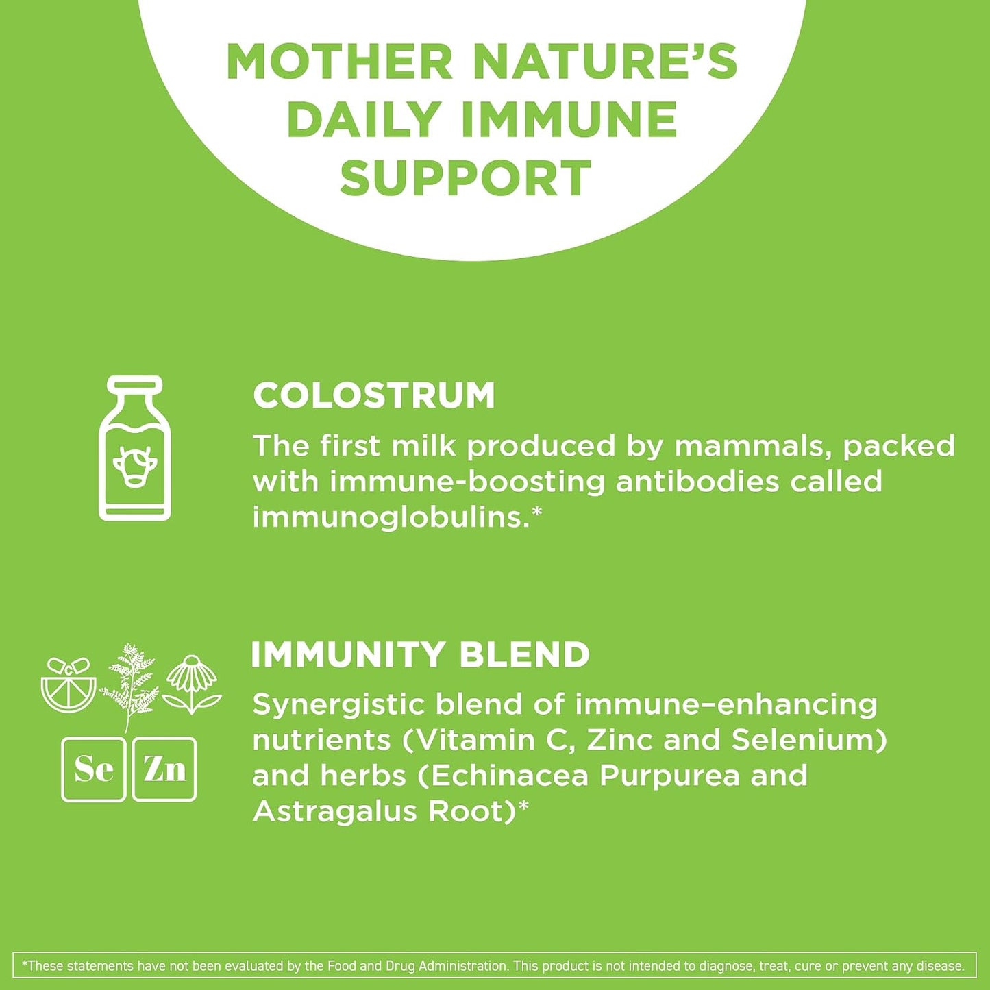 Vital Vitamins Colostrum Supplement, 30% IgG, Grass-Fed Bovine, 60 Capsules | Supports Immune Defense & Gut Health, Colostrum with Vitamin C, Zinc, & Selenium, Non-GMO
