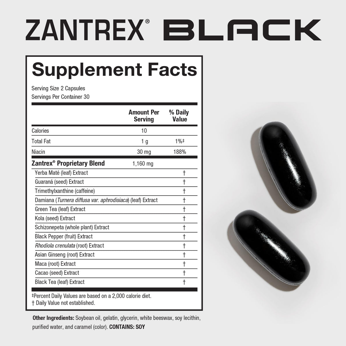 Zantrex Black - Weight Loss Supplement Pills - Weightloss Pills - Dietary Supplements