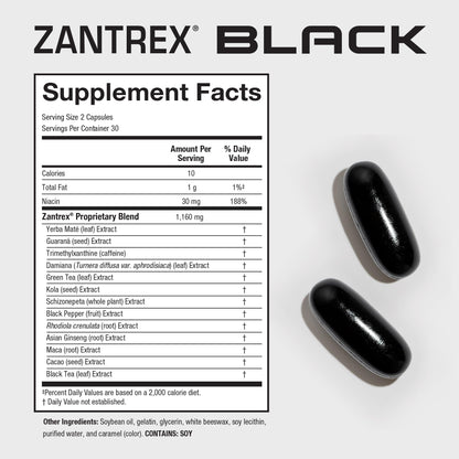 Zantrex Black - Weight Loss Supplement Pills - Weightloss Pills - Dietary Supplements