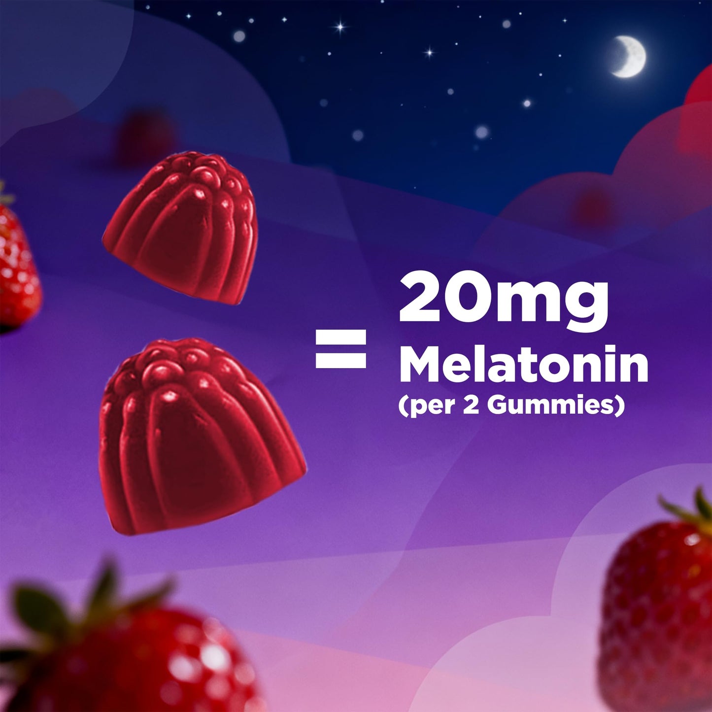 Vitamatic Melatonin 20 mg Fast Dissolve Tablets, 120 Count, Made in USA | Support Restful Sleep & Healthy Sleep Cycles*, Non GMO, Gluten Free