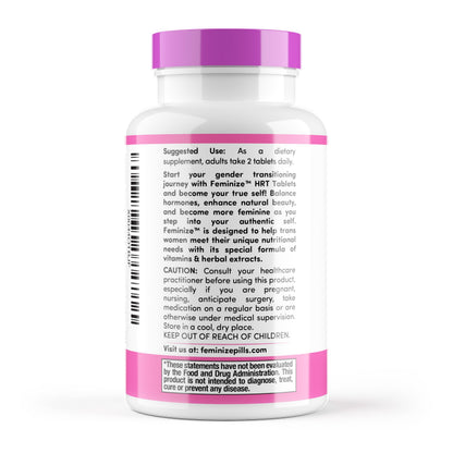 FEMINIZE Transcend HRT Pills for Estrogen - Potent HRT Estrogen Complex - Big Breats