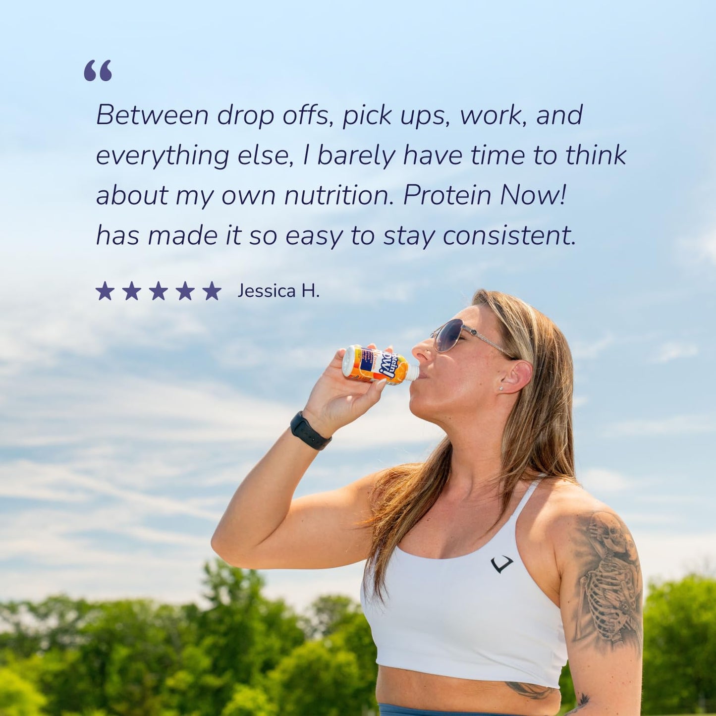Protein Now Liquid 3 oz. Protein Shot By NutraBio– 21g Protein, 0 Carbs, 0 Fat, GLP-1 Support, Ready-to-Drink, No Refrigeration, Whey & Collagen Protein for Hair, Skin & Nails, On-the-Go Nutrition- Strawberry Watermelon