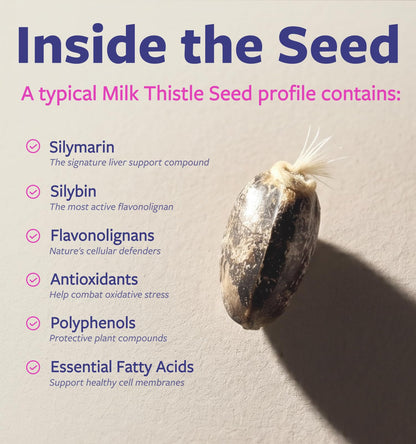 USDA Organic Milk Thistle Capsules - 80% Silymarin Supplement for Liver Support- Super Concentrated 300mg of 30:1 Milk Thistle Extract Equivalent to 9,000mg - Milk Thistle Liver Detox 60 Day Supply