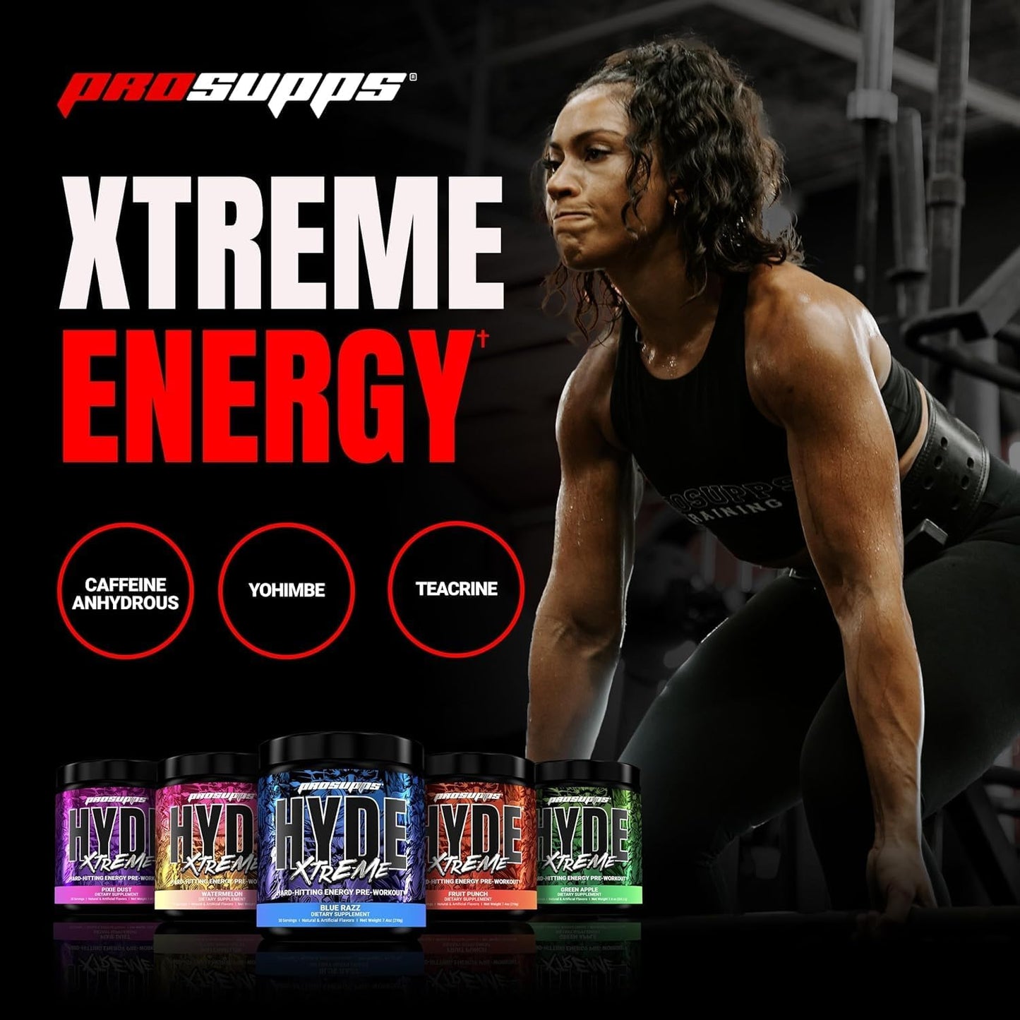 PROSUPPS Mr. Hyde Xtreme Fruit Punch and Creatine 300 Bundle