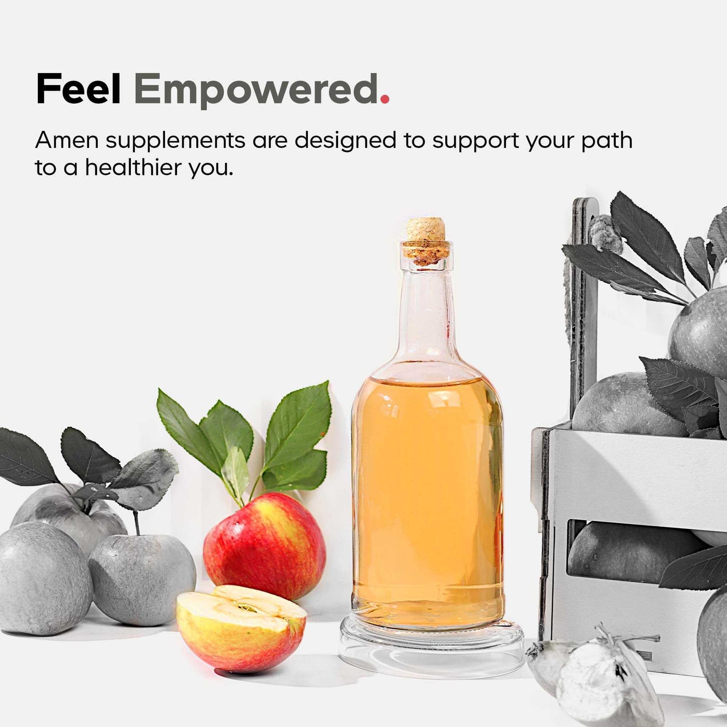 Amen Leaky Gut Supplement - Advanced Formula with Bioavailable L Glutamine, Zinc, Turmeric, DGL Licorice Root - Marshmallow Root - Probiotics & Fermented Prebiotics - Vegan, Non-GMO - 90 Capsules