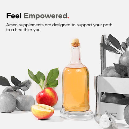 Amen Leaky Gut Supplement - Advanced Formula with Bioavailable L Glutamine, Zinc, Turmeric, DGL Licorice Root - Marshmallow Root - Probiotics & Fermented Prebiotics - Vegan, Non-GMO - 90 Capsules