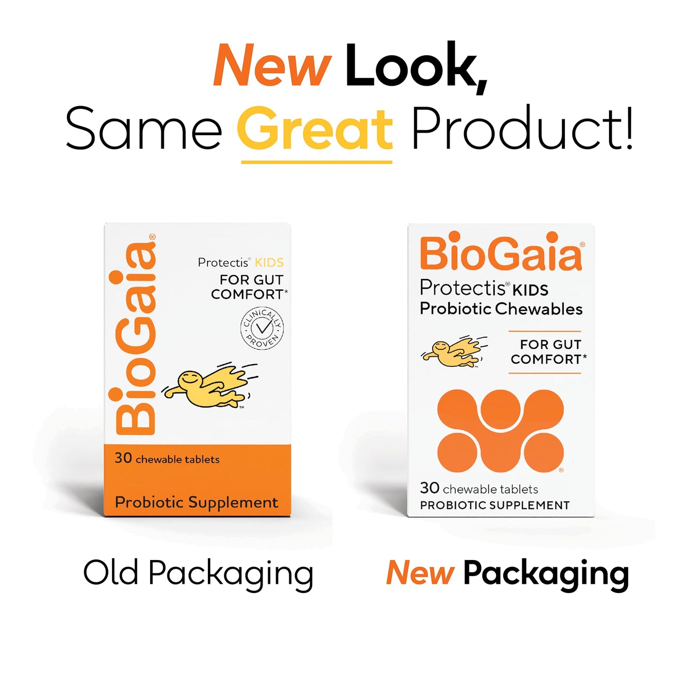 BioGaia Kids Probiotic | Ease Occasional Tummy Discomfort & Constipation | Pediatrician-recommended | Ease Occasional Tummy Discomfort, Gas & Bloating | Promote Regularity | Ages 3+| 30ct