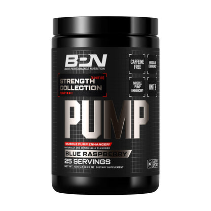 BARE PERFORMANCE NUTRITION, BPN Pump, Pre-Workout Muscle Pump Enhancer w/L-Citrulline, Increased Blood Flow/Oxygen Transport to Muscles, 25 Servings, Pink Lemonade