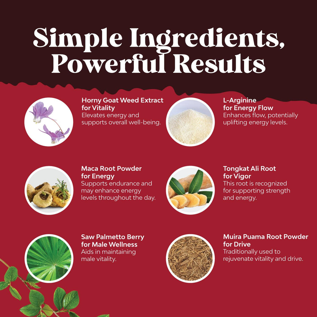 Horny Goat Weed for Male Enhancement - Extra Strength Horny Goat Weed for Men