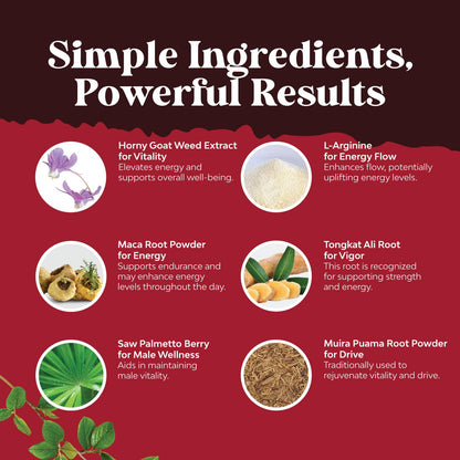 Horny Goat Weed for Male Enhancement - Extra Strength Horny Goat Weed for Men