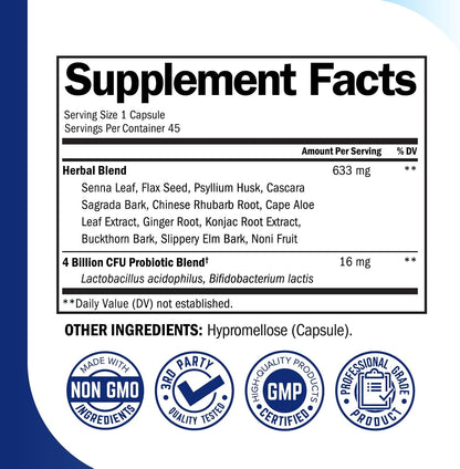 Colon Cleanser and Detox for Digestive Support, 15 Day Fast-Acting Cleanse
