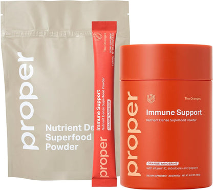 Proper, The Oranges Immune Support Supplement - Stickpack + Jar Bundle