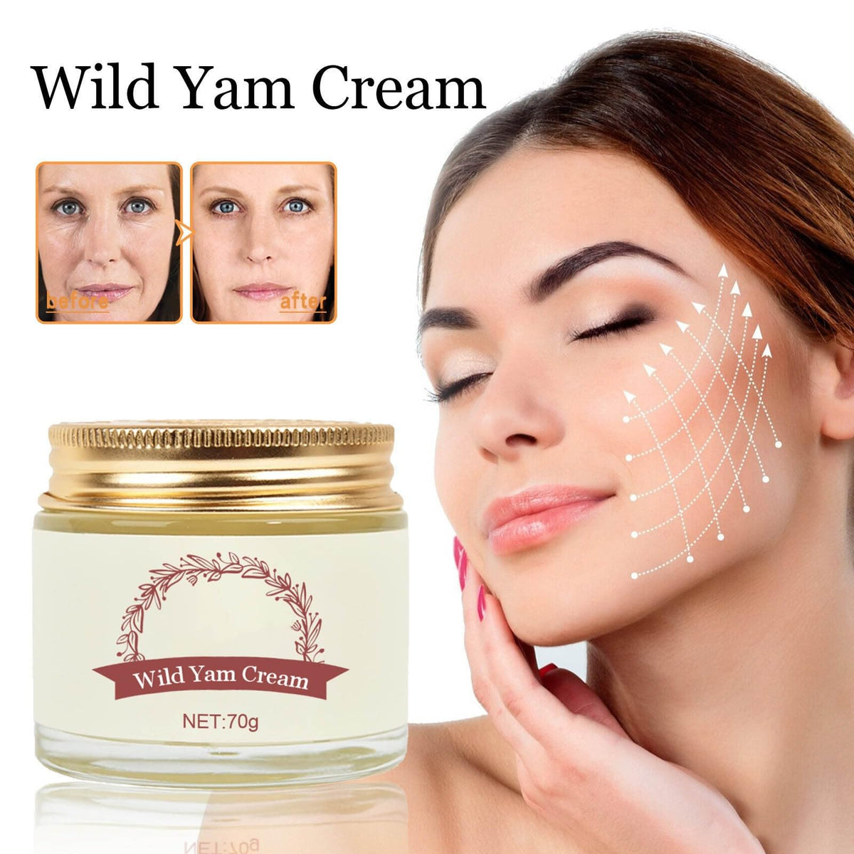 Mzluyin Wild Yam Cream,Annas Wild Yam Cream Organic Wild Yam Root Cream