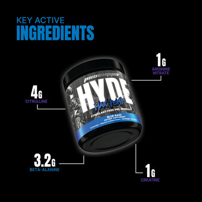 PROSUPPS Hyde Max Pump Pre Workout for Men and Women - Nitric Oxide Supplement