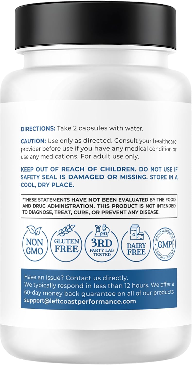 Minerals for Men with Fulvic Acid Complex, 60 Count | Fulvic Minerals, Boron, Zinc & Magnesium - Supports Men's Health & Vitality - USA Sourced Minerals, 3rd Party Tested