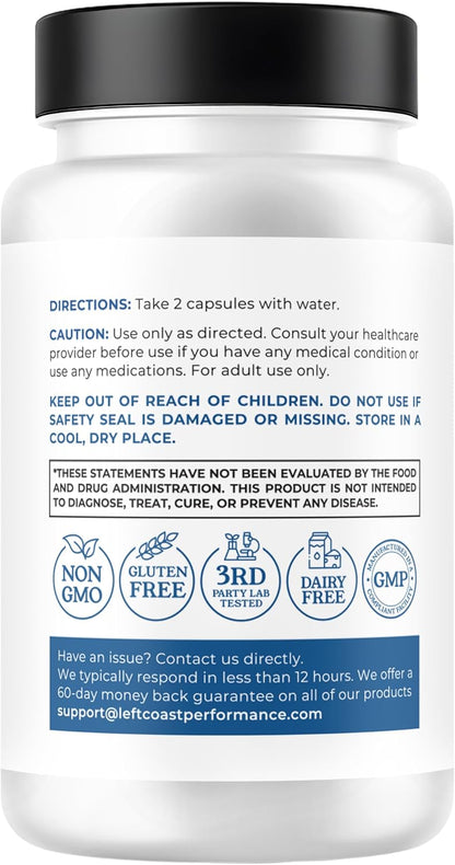 Minerals for Men with Fulvic Acid Complex, 60 Count | Fulvic Minerals, Boron, Zinc & Magnesium - Supports Men's Health & Vitality - USA Sourced Minerals, 3rd Party Tested