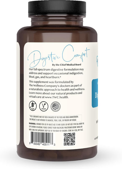 Digestive Comfort – Natural Digestive Enzymes, Bloat & Gas Relief, 60ct